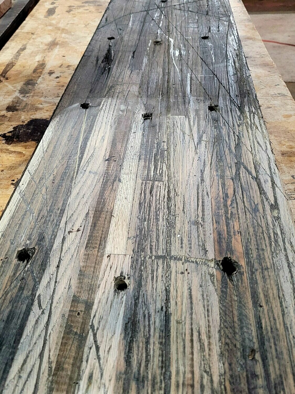 Reclaimed Butcher Block Cargo Flooring Million Mile Oak