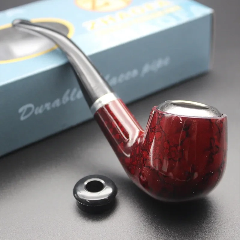 Resin Smoking Pipe for Tobacco Cigarette Dual Use Detachable and Washable Smoking Accessories Holiday Gifts smoking accessories