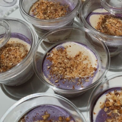 Blueberry - lemon dessert in a cup Blueberry - lemon dessert in a cup