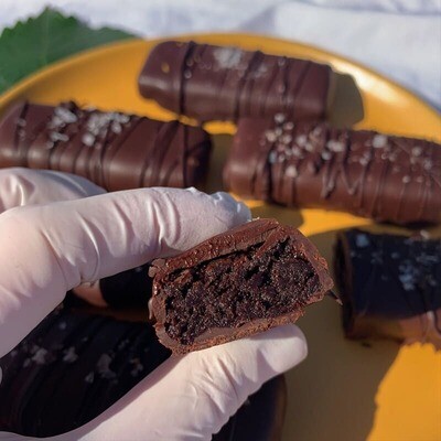 Dark chocolate tahini bar Dark chocolate tahini bar