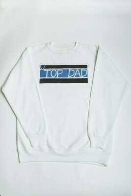 Sky Blue Box Limited Graphic Designed  Men's  Sweatshirt - 'TOP DAD'