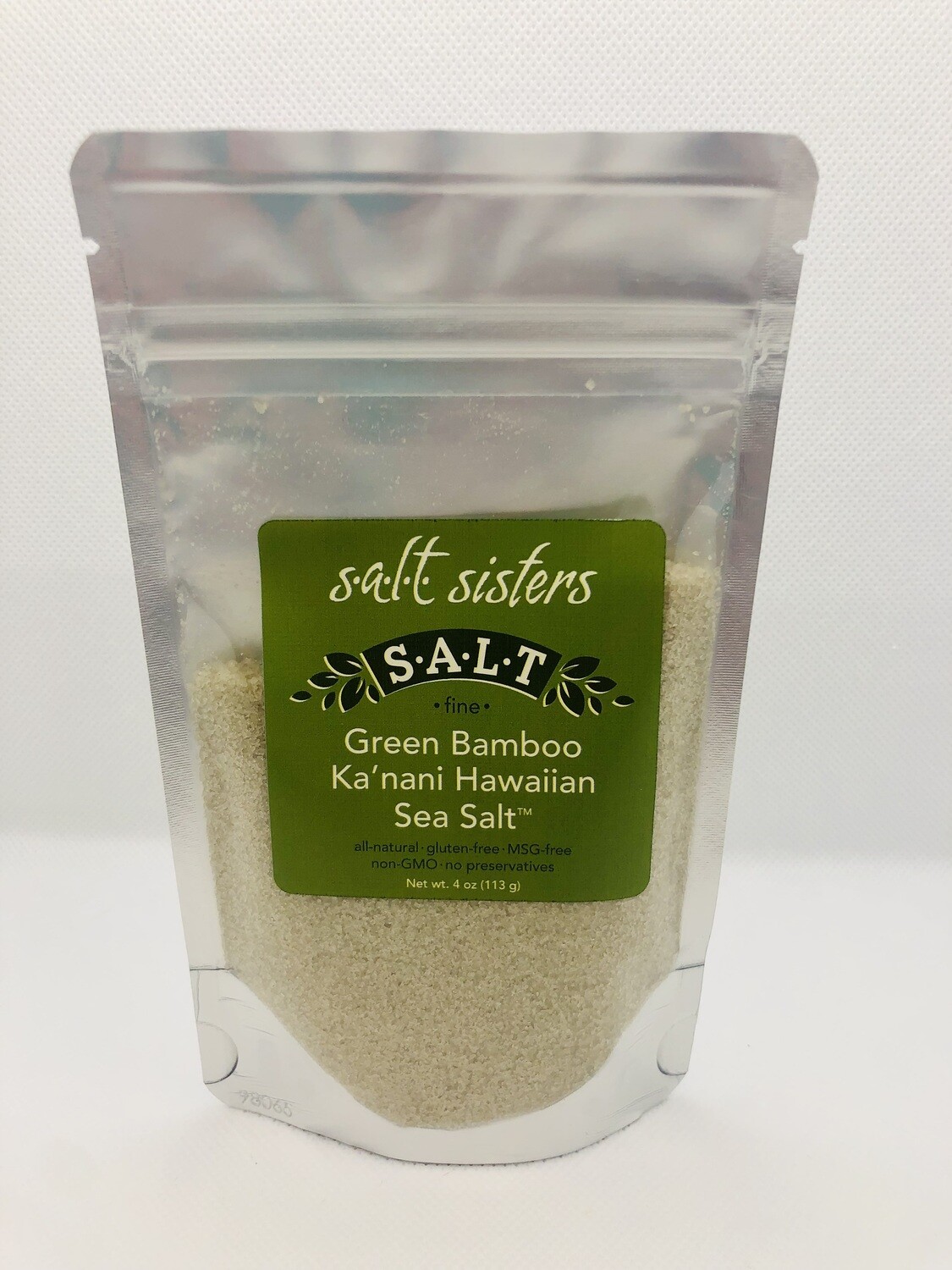 Green Bamboo KA’NANI Hawaiian Sea Salt, coarse