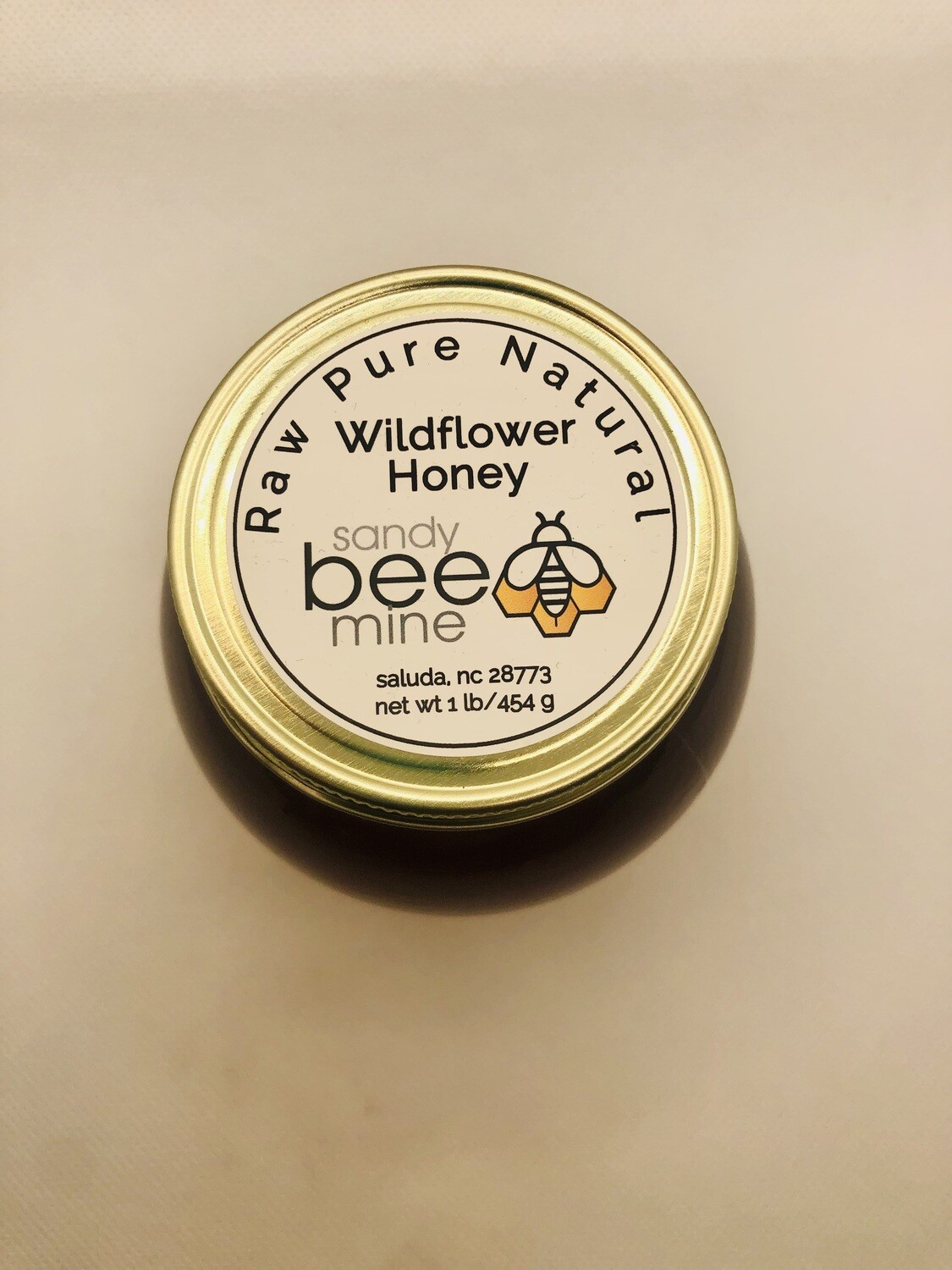 Wildflower Honey Glass Jar