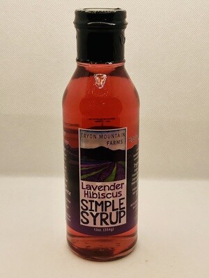 Lavender Hibiscus Simple Syrup
