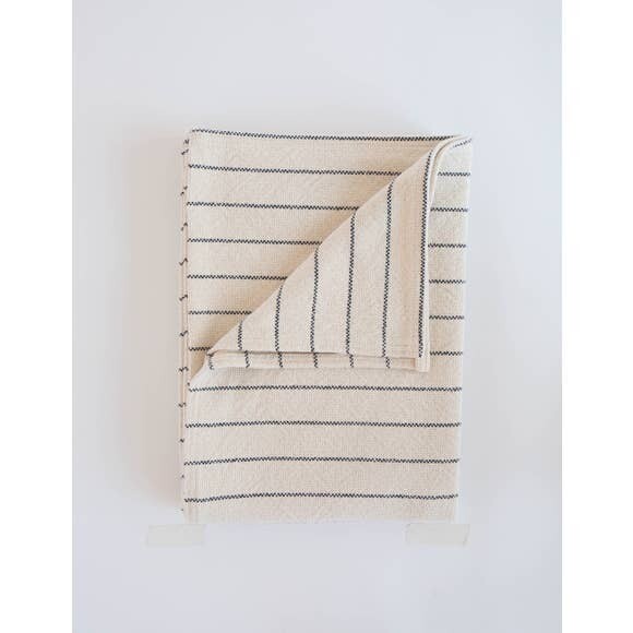 Cotton Pinstripe Throw