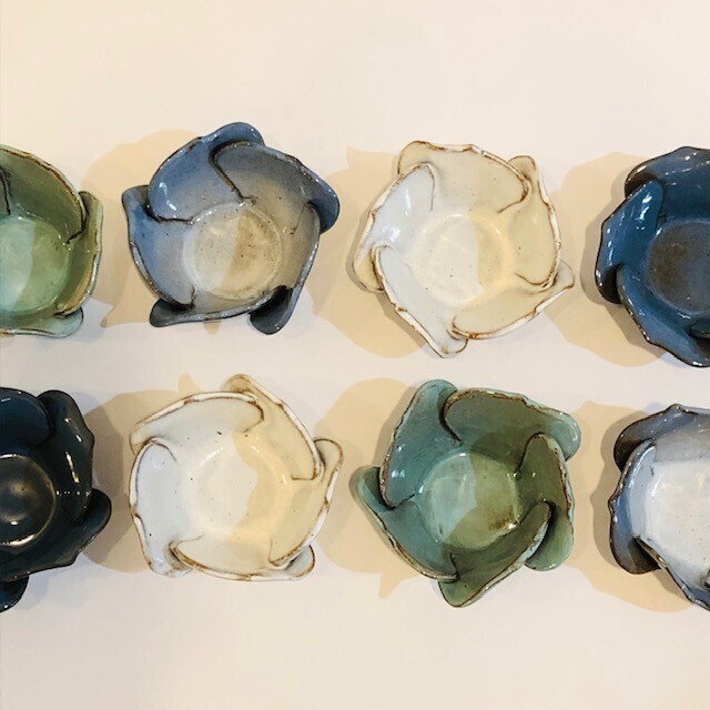 Lowell Hill Petal Tea Light Cups