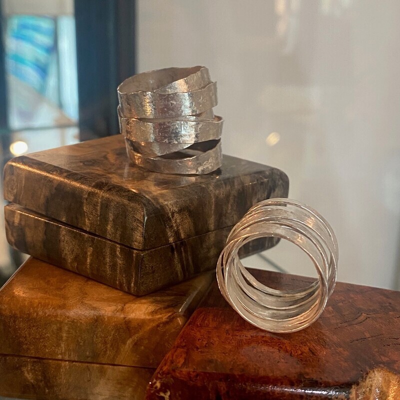 Bosco SS Wide Wrap Rings