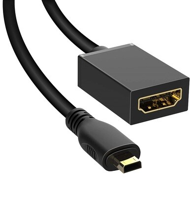 Micro HDMI to HDMI Adapter (Male to Female)