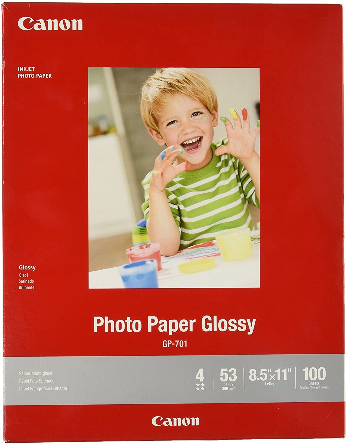 Canon GP-701 Photo Paper Glossy (8.5 x 11&quot;, 100 Sheets)