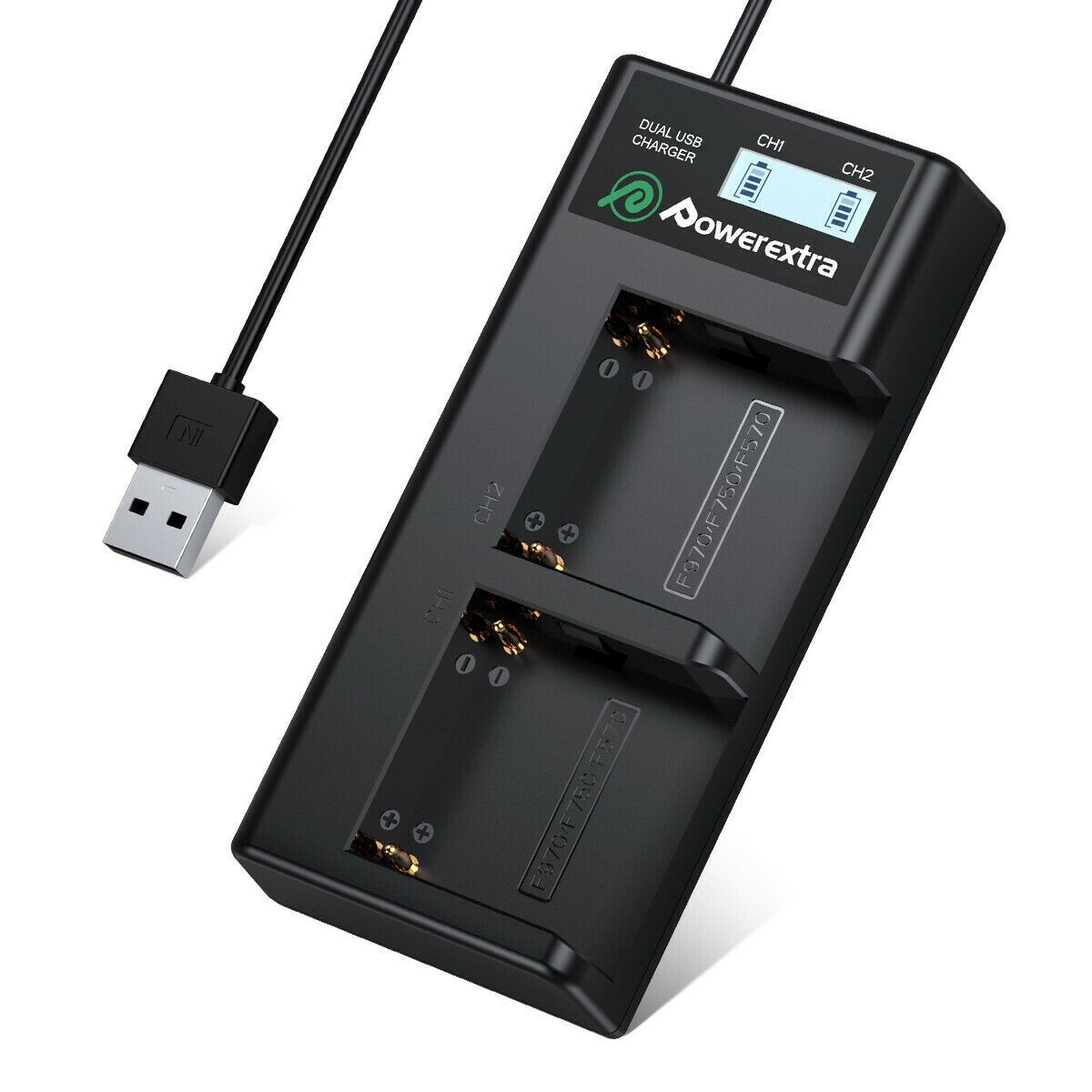 NP-F970 Dual Battery Charger