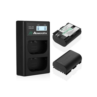 LP-E6N 2-Battery and Dual-Charger Kit