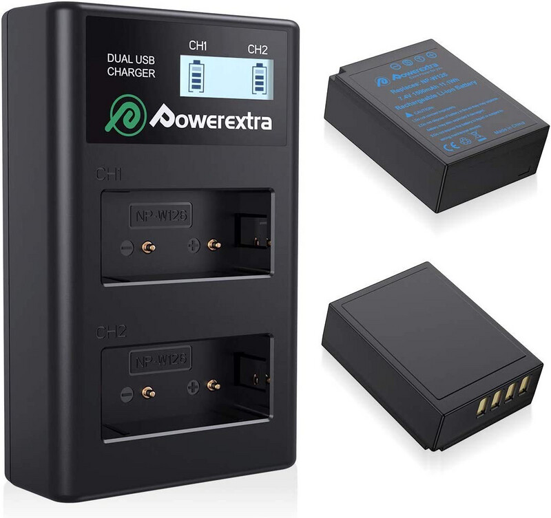NP-W126 2-Battery and USB Dual Charger Kit