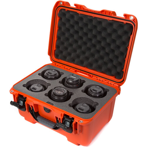 Nanuk 918 6-Lens Case with Foam Insert (Orange)