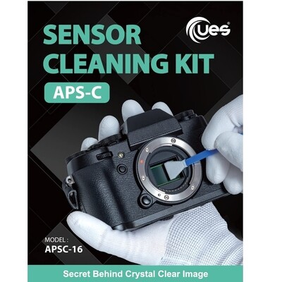 UES APSC-16 APS-C Sensor Cleaning Kit (14 X 16mm Sensor Cleaning Swabs + 15ml Sensor Cleaner)