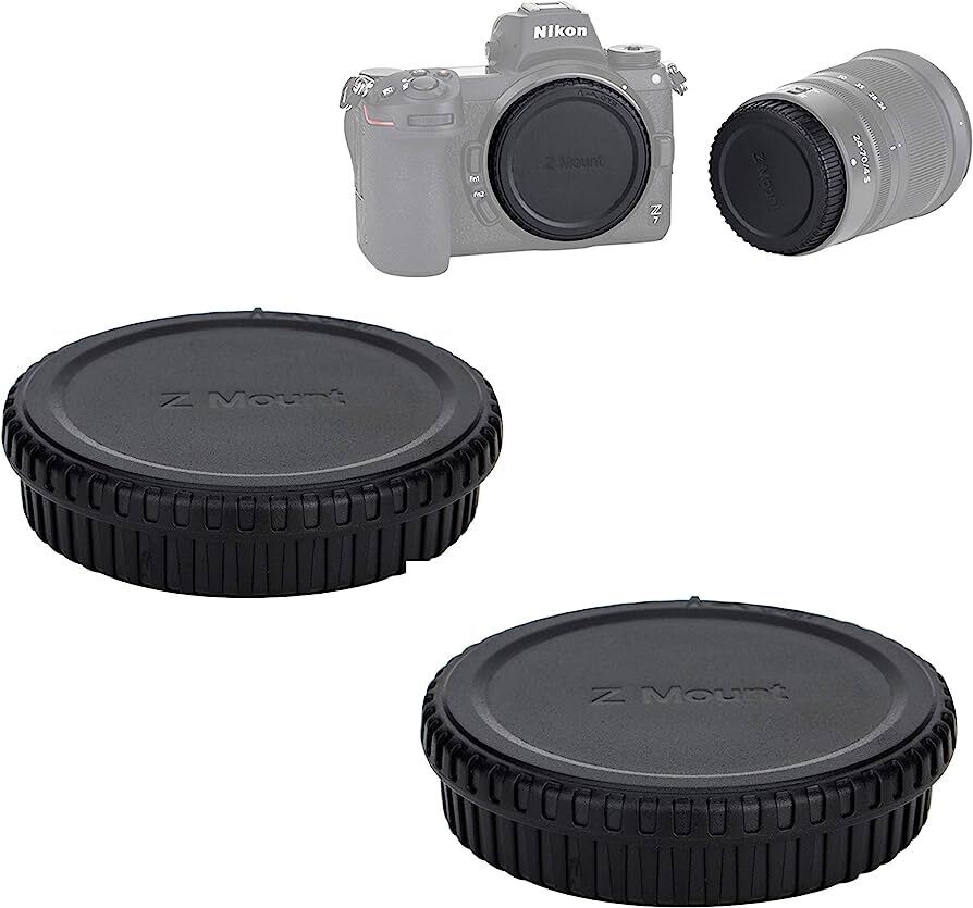 Body Cap and Rear Lens Cap - Nikon Z Mount