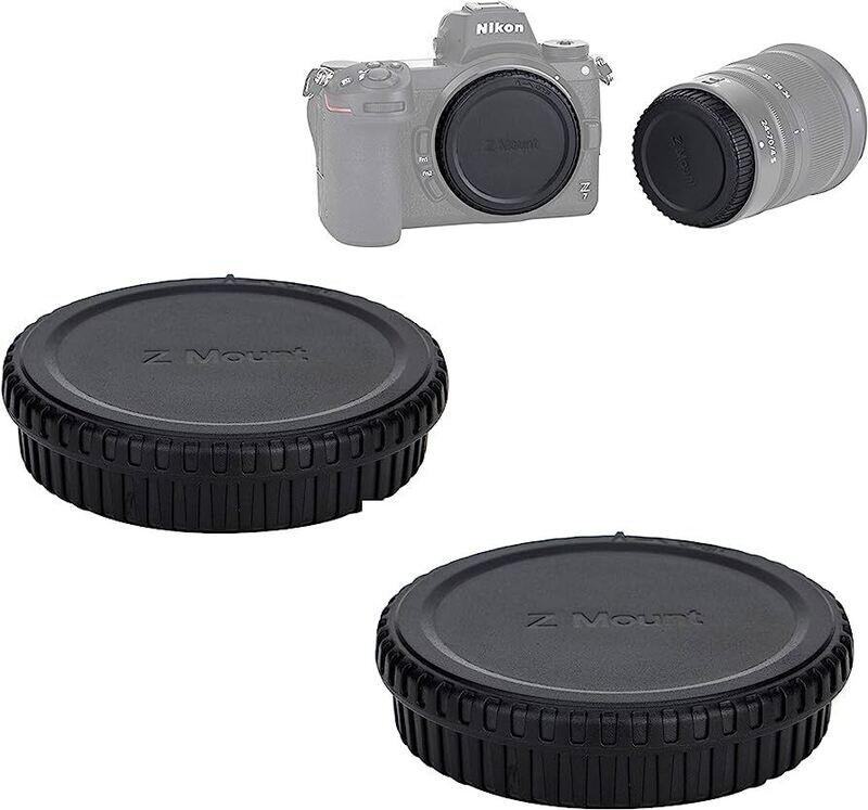 Body Cap and Rear Lens Cap - Nikon Z Mount