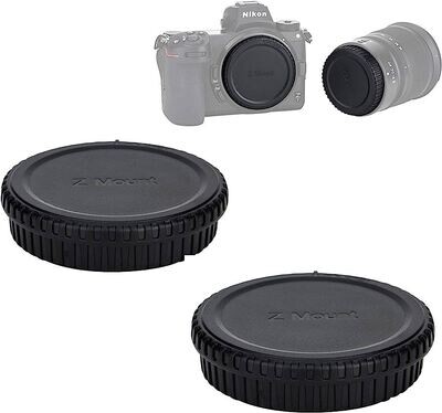 Body Cap and Rear Lens Cap - Nikon Z Mount