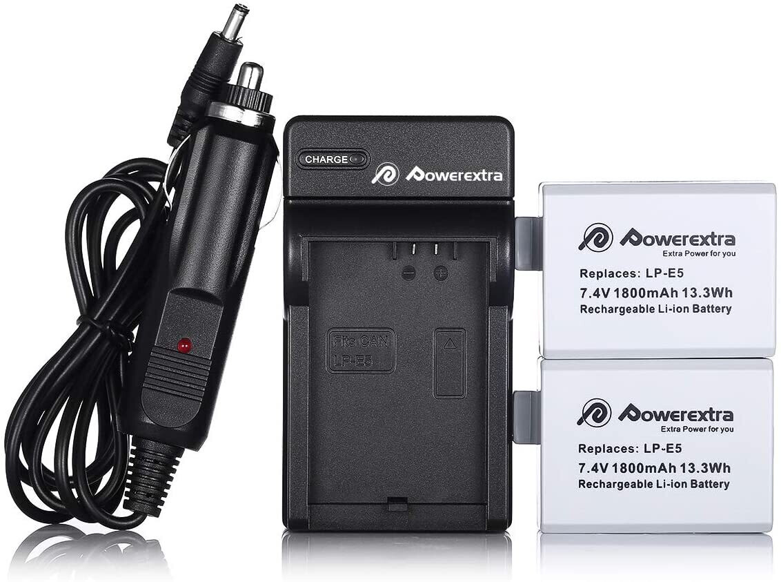 LP-E5 2-Battery Kit
