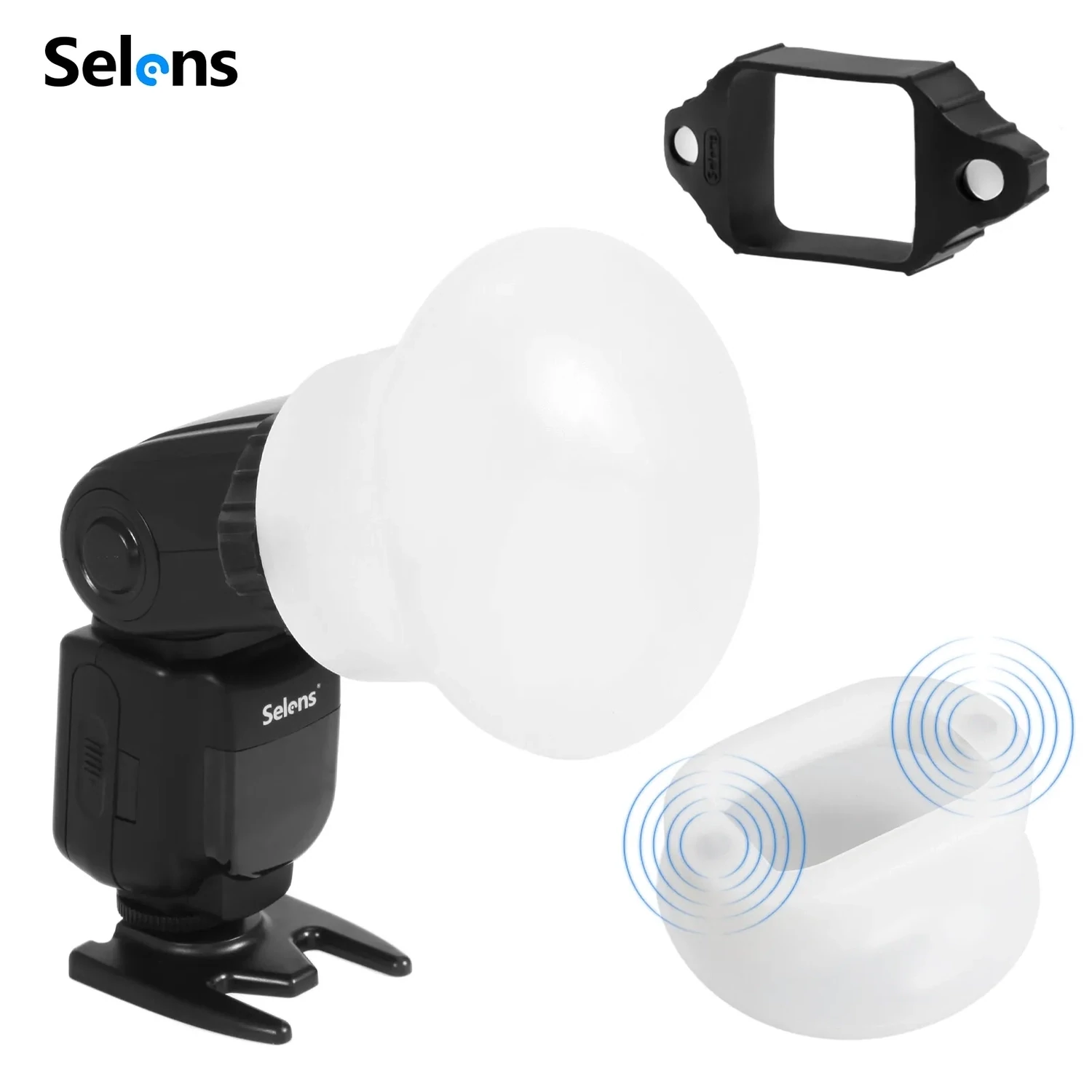 Magnetic Silicone Sphere Flash Diffuser