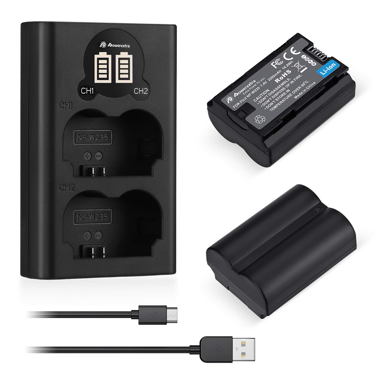 NP-W235 2-Battery and Dual-Charger Kit