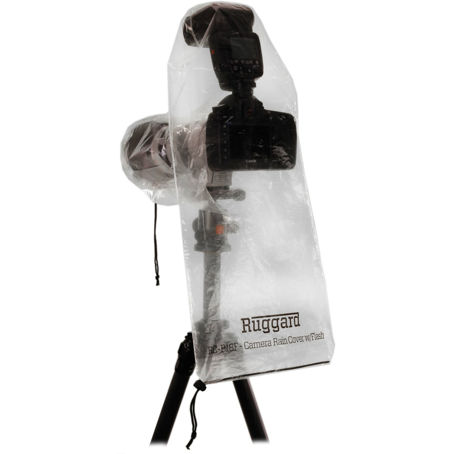 Ruggard Rain Cover for DSLR with Lens up to 18&quot; and Flash (2-pack)