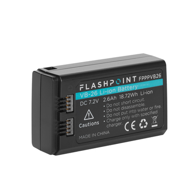 Godox/Flashpoint VB-26 Li-ion Battery for the Zoom Li-ion X and Zoom Li-ion III Speedlight Flashes