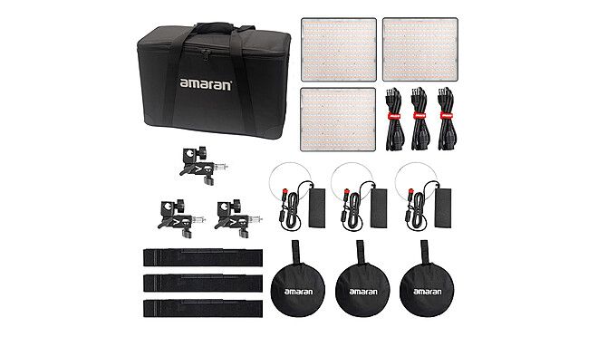 Used amaran P60c RGB LED Light Panel (3-Light Kit)