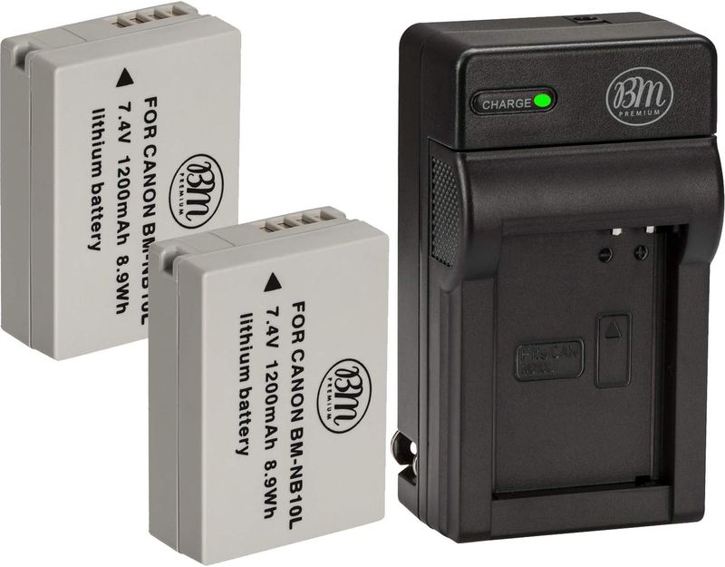 NB-10L Dual Battery And Charger Kit