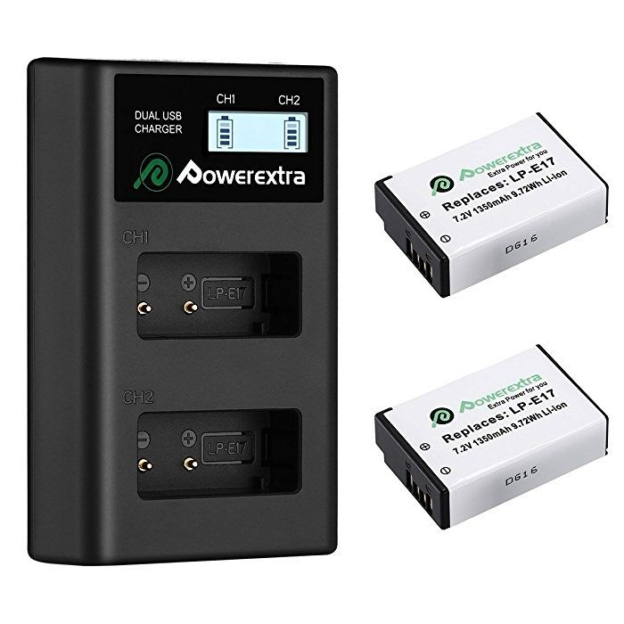 LP-E17 2-Battery and Dual-Charger Kit