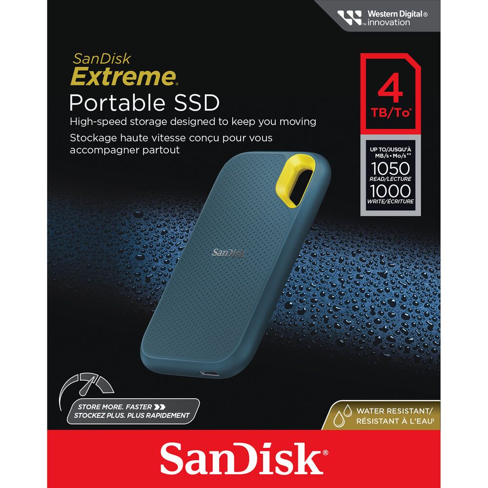 SanDisk 4TB Extreme Portable SSD V2 (Monterey)