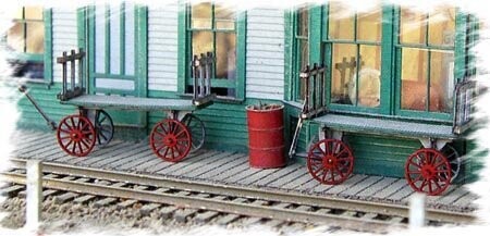 BAGGAGE WAGON KIT (one cart); Banta Models