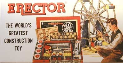 BILLBOARD FACE, mounted; for 762 2-in-1 ERECTOR whistle diecast frame.