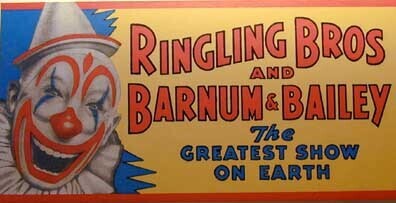 BILLBOARD FACE, sticker; for later 577 CIRCUS steam whistle sheet-metal frame.