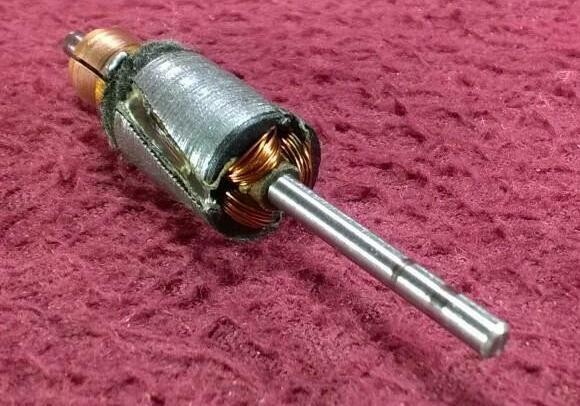ARMATURE: BALDWIN; UA-355; EARLY style (diagonal slots); 5/8" non- segmented ; good used.