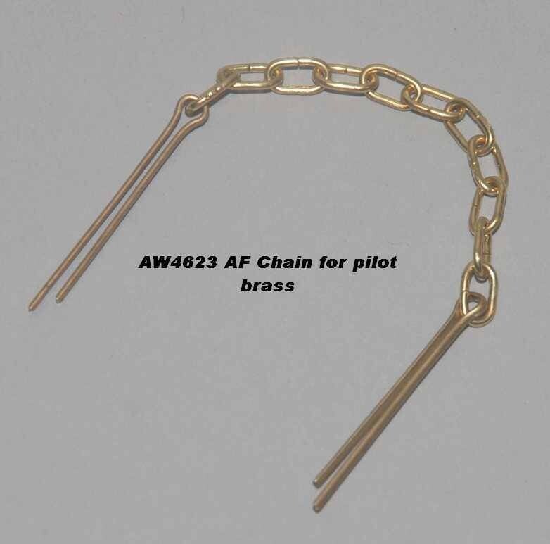 PILOT CHAIN , brass, for Wide gauge steam pilot