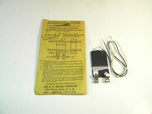 TRACK TERMINAL; 690 ; NOS in original envelope, with original wires