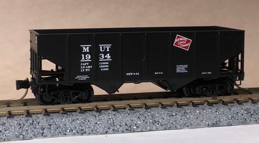 M.U.T. HOPPER #1934;; AM MODELS HIGHRAIL KIT; MIB; (DP)