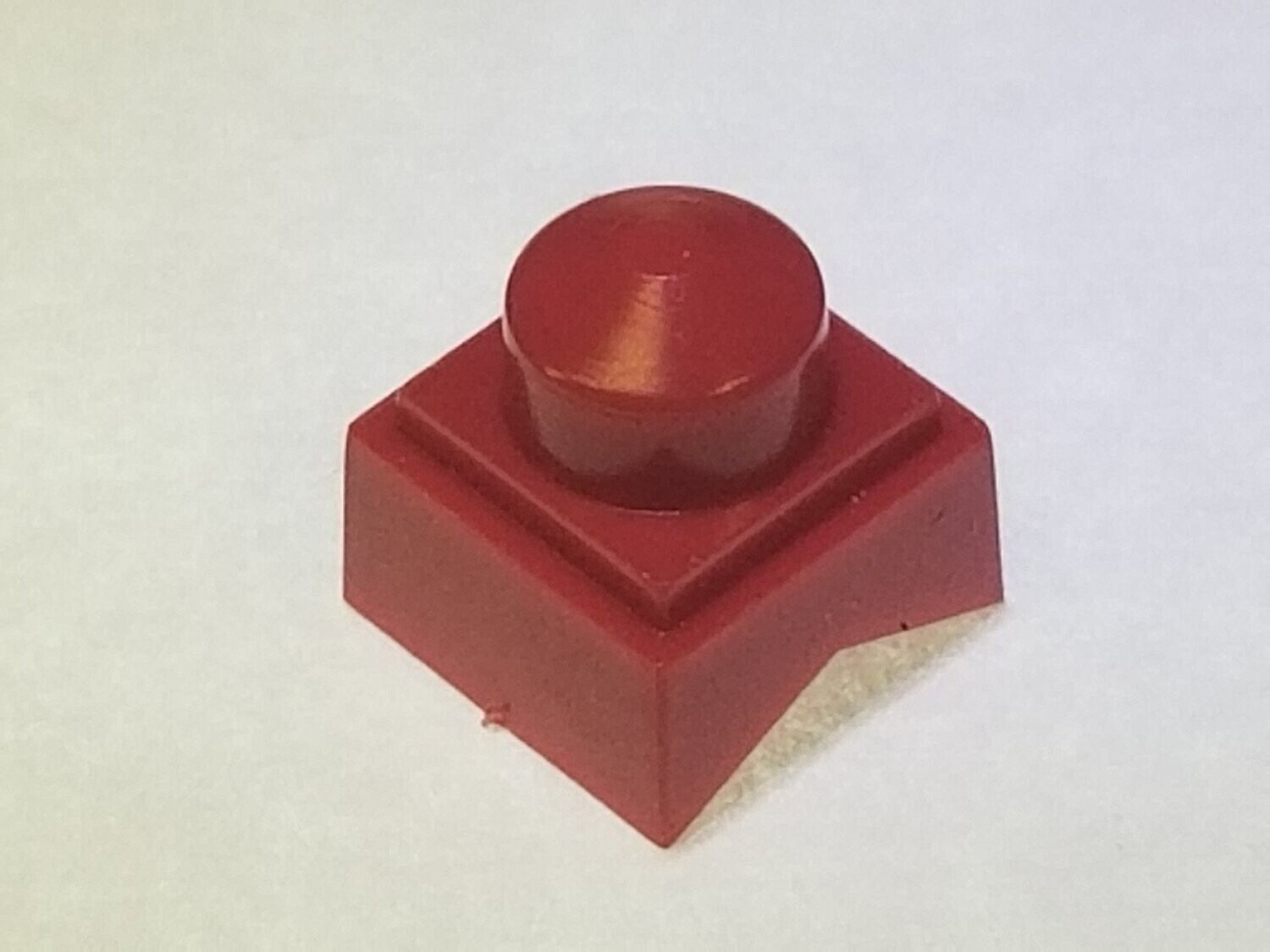 BARN (SMALL), ROOF VENT (NO HOLE); RED; (repro)