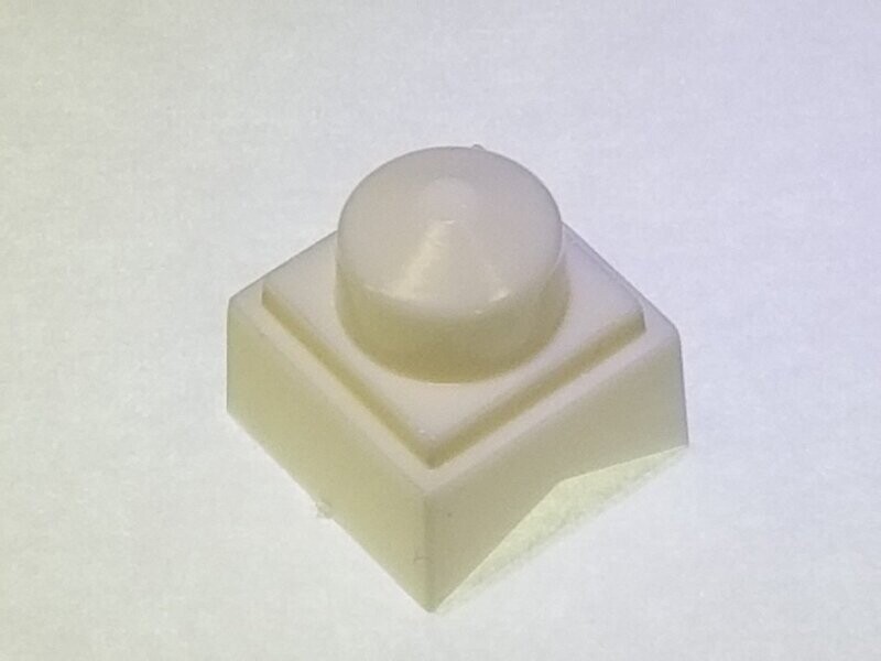 BARN (SMALL), ROOF VENT (NO HOLE); WHITE; (repro)