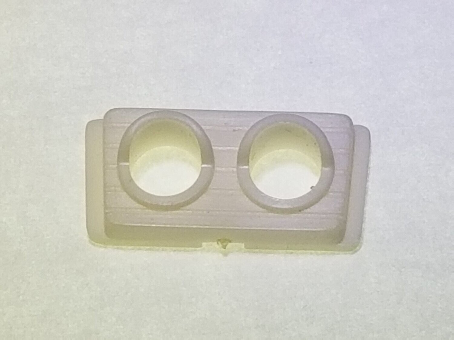 TURNPIKE OVERHEAD LIGHT HOLDER, WHITE; (repro)