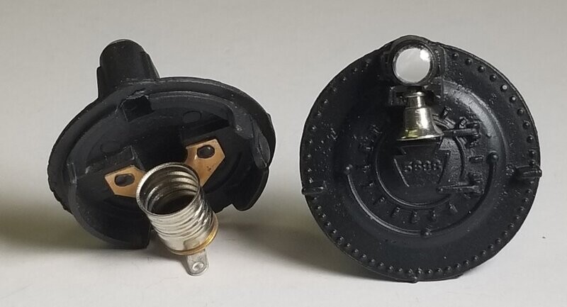 BOILER-FRONT: Late K5; PA9504-L; pressure-rivet fit,  & socket assembly;