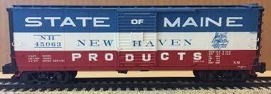 STATE OF MAINE / NEW HAVEN  #45063; SHS #1021; New in box; STEEL REBUILT BOXCAR