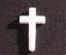 PARISH CHURCH, CROSS FOR STEEPLE; WHITE; (repro)