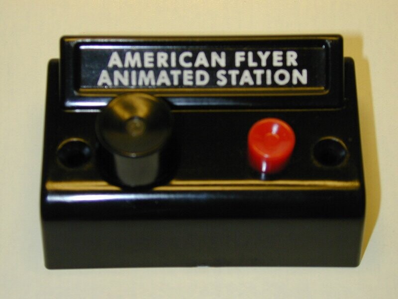 CONTROL-BUTTON, single + rotary, for 766 GUILFORD ANIMATED STATION. And car