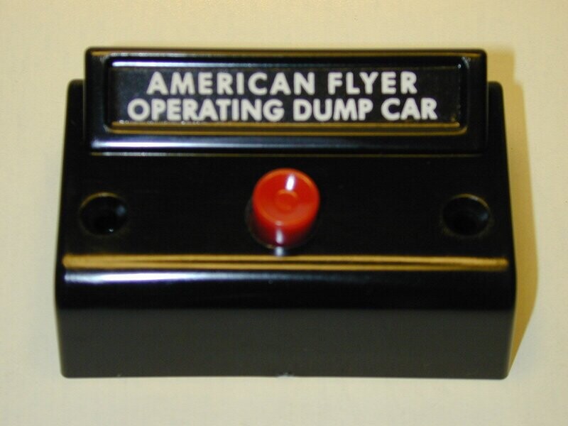 CONTROL-BUTTON, single " AUTOMATIC DUMP CAR"; 719/919, etc