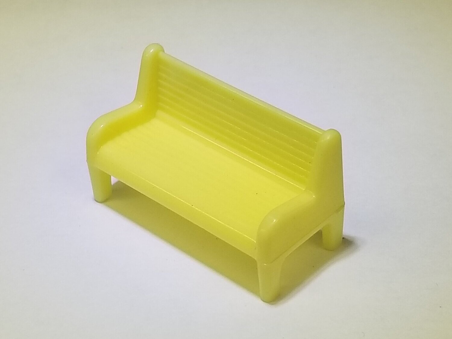 PARK BENCH: YELLOW; (custom)
