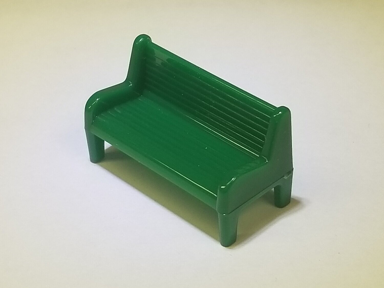 PARK BENCH: LIGHT GREEN; (custom)