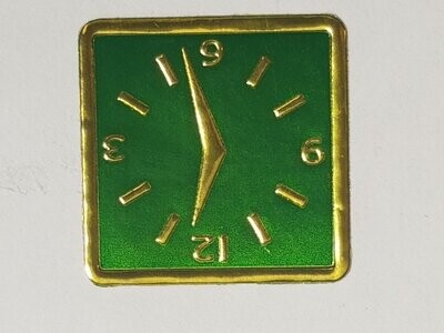 CLOCK FACE: Union Sta. embossed clock for 793, etc ; Sticker