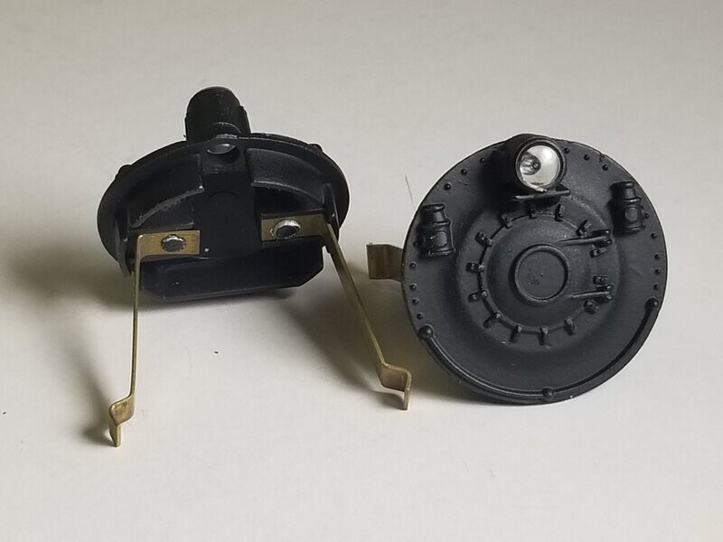 BOILER FRONT: ATLANTIC,  PA9444-E; (early) 2 Clips; lens