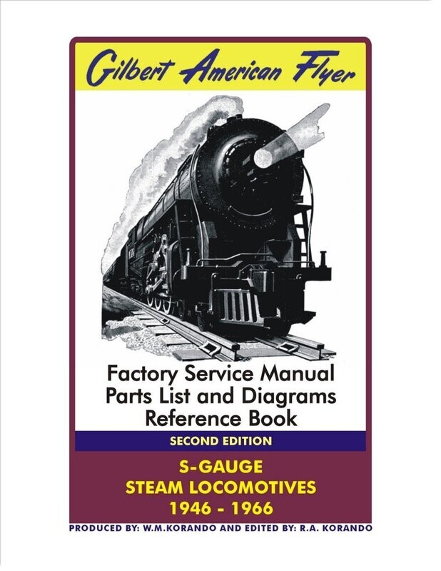 BOOK: "AF STEAM LOCOMOTIVES EXPLODED VIEWS & PARTS LISTINGS"; 568 pages; M. Korando; 2019